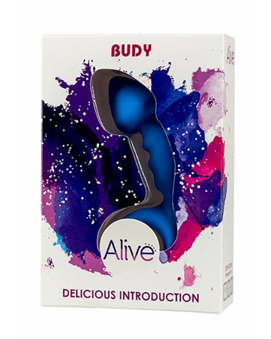 Анальна пробка - Buddy Delicious Introduction Alive Blue Анальна пробка - Buddy Delicious Introduction Alive Blue