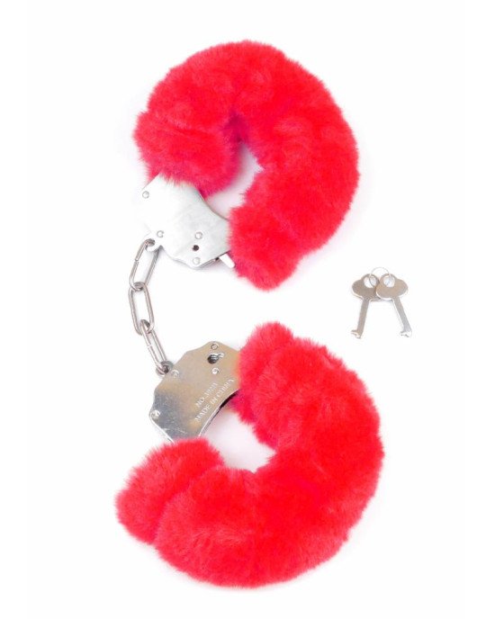 Наручники - Fetish Boss Series Furry Cuffs Red
