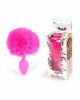 Анальна пробка - Jewellery Silicon Plug Bunny Tail Pink Анальна пробка - Jewellery Silicon Plug Bunny Tail Pink