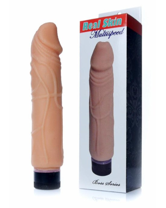 Вібратор - Real Skin Multispeed Flesh, 22 см Вібратор - Real Skin Multispeed Flesh, 22 см