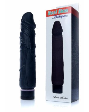 Вібратор - Real Skin Multispeed Black