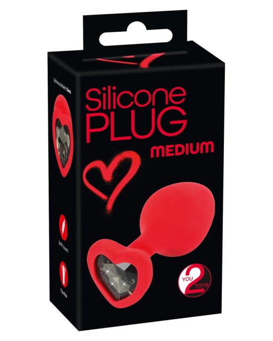 Анальна пробка - Silicone Plug medium