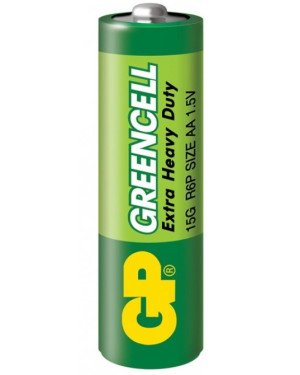 Батарейка GP Greencell 15G, R6P, АА, 1.5V, 1 шт.