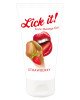 Масажний гель - Lick It! Strawberry, 50 мл