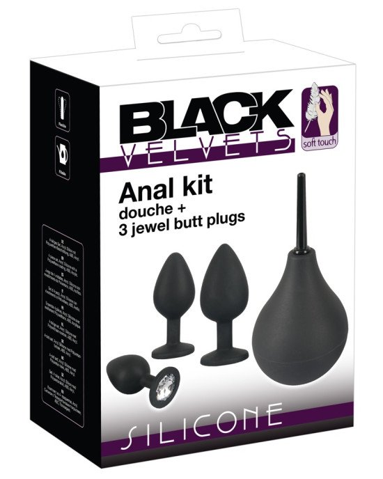 Набір анальних пробок - Black Velvets Anal Kit Набір анальних пробок - Black Velvets Anal Kit