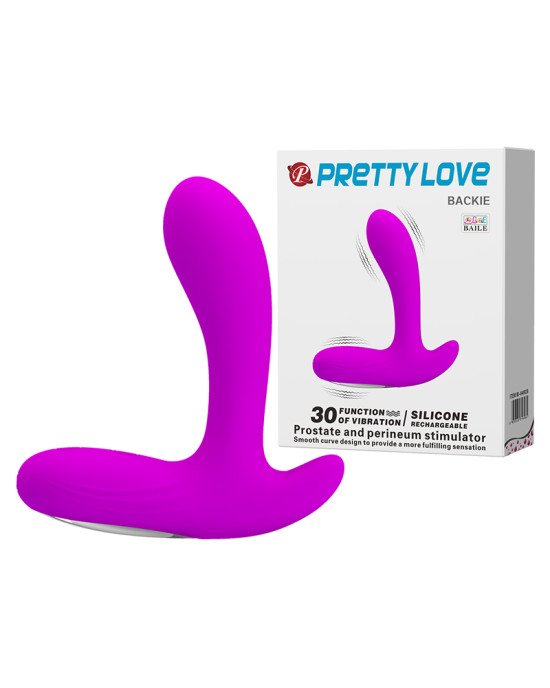 Масажер простати - Pretty Love Backie Prostate Stimulator Purple Масажер простати - Pretty Love Backie Prostate Stimulator Purple
