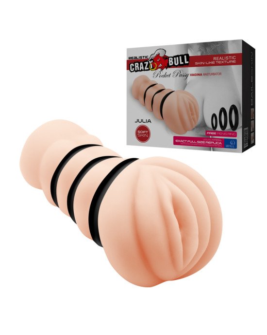 Мастурбатор - Crazy Bull Julia Pocket Pussy Мастурбатор - Crazy Bull Julia Pocket Pussy