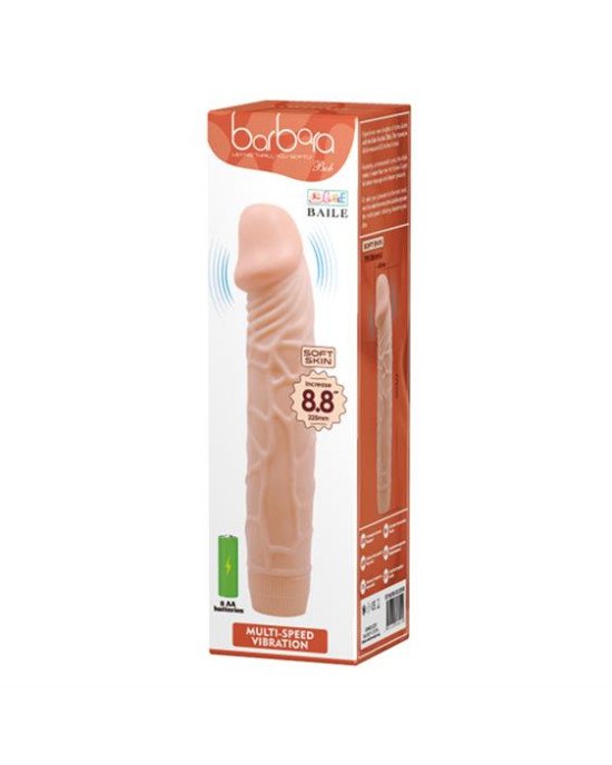 Вібратор - Barbara Bob Vibrator Flesh, 22,5 см
