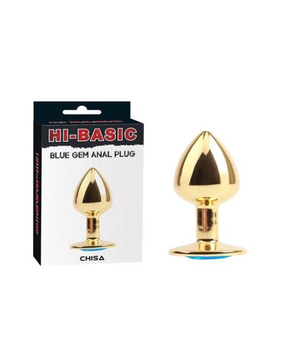 Анальна пробка - Hi-Basic Blue Gem Anal Plug