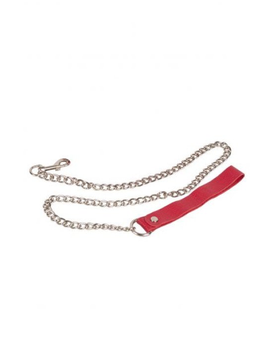 Повідець Leather Leash, Red Повідець Leather Leash, Red