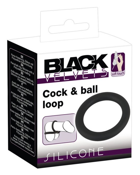 Ерекційне кільце - Silicone Cock and Ball Loop Ерекційне кільце - Silicone Cock and Ball Loop