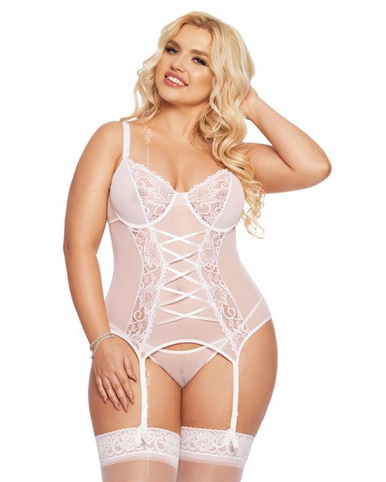 Корсет - Brenda, white XL