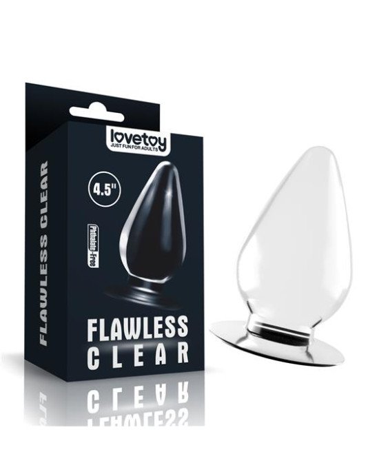 Анальна пробка - Flawless Clear Anal Plug 4.5 Анальна пробка - Flawless Clear Anal Plug 4.5