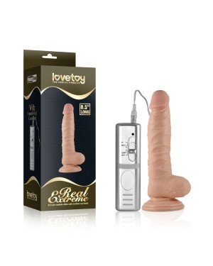 Вібратор - Real Extreme Vibrating Dildo 8.5