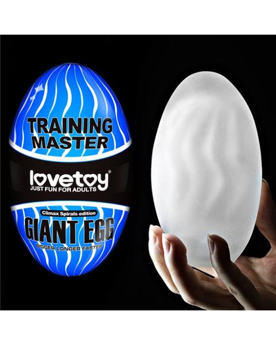Мастурбатор - Traning Master Giant Egg Masturbator Blue