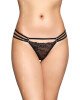 Жіночі стрінги - G-String 2493, black M/L Жіночі стрінги - G-String 2493, black M/L
