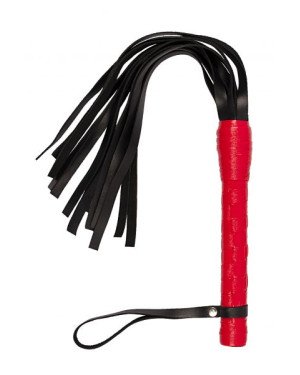 Флогер VIP Leather Flogger, Red Флогер VIP Leather Flogger, Red