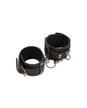Наручники Leather Dominant Hand Cuffs, Black