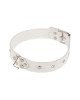 Нашийник Leather Restraints Collar, White Нашийник Leather Restraints Collar, White