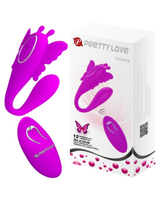 Вібратор - Pretty Love Chimera Stimulator Purple Вібратор - Pretty Love Chimera Stimulator Purple