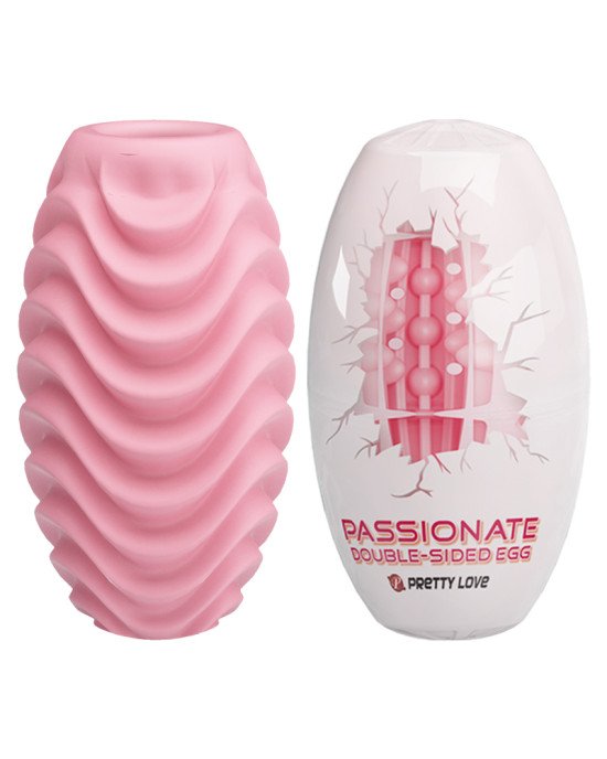 Мастурбатор - Pretty Love Passionate Double-Sided Egg Мастурбатор - Pretty Love Passionate Double-Sided Egg