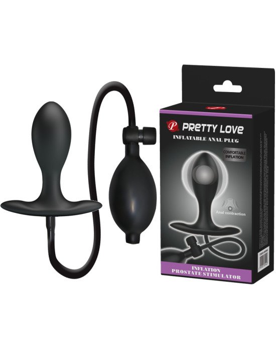 Анальна пробка - Pretty Love Inflatable Anal Plug Black Анальна пробка - Pretty Love Inflatable Anal Plug Black
