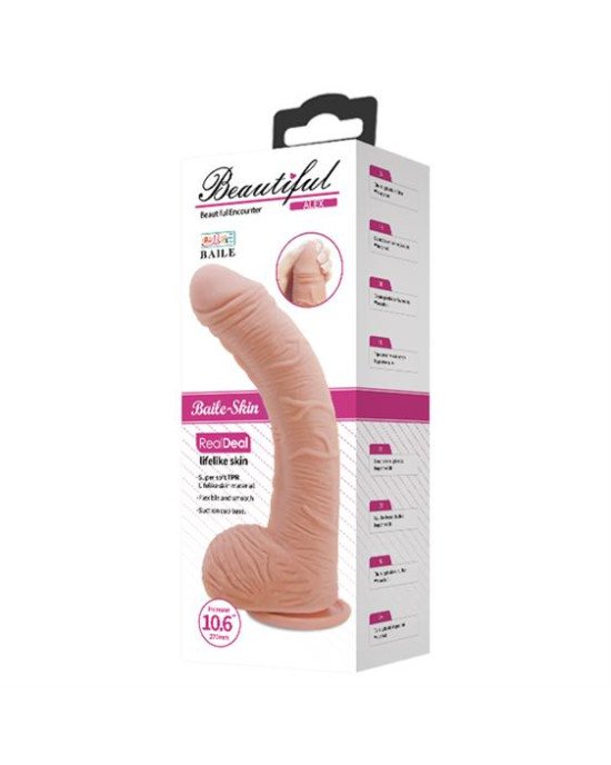 Фалоімітатор - Beautiful Encounter Alex Dildo Flesh, 28 см Фалоімітатор - Beautiful Encounter Alex Dildo Flesh, 28 см
