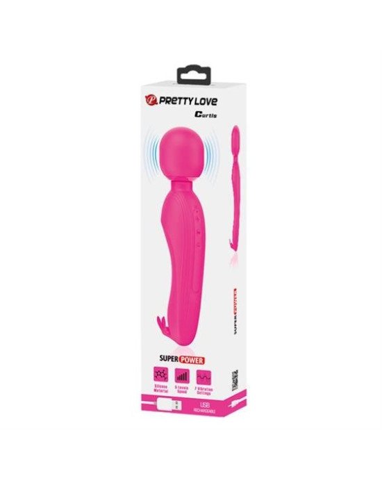 Вібратор - Pretty Love Curtis Massager Pink Вібратор - Pretty Love Curtis Massager Pink