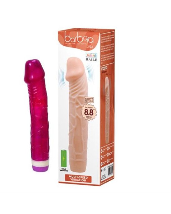 Вібратор - Barbara Bob Purple 22,5 см