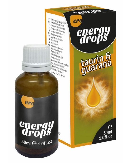 Краплі - Ero Energy Drops Taurin & Guarana Men+Women, 30 мл Краплі - Ero Energy Drops Taurin & Guarana Men+Women, 30 мл