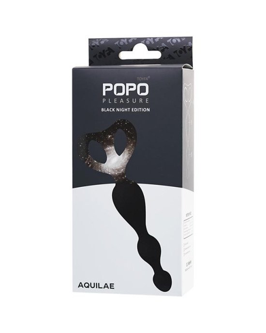 Анальная втулка Popo Pleasure By Toyfa Aquilae, водонепроницаемая, силикон, черная, 18 см, ø 3 см Анальная втулка Popo Pleasure By Toyfa Aquilae, водонепроницаемая, силикон, черная, 18 см, ø 3 см