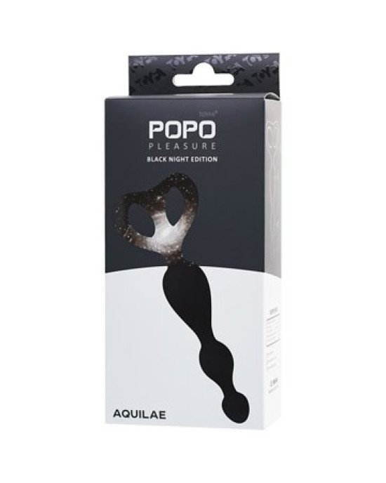 Анальний стимулятор - TOYFA POPO Pleasure Anal Beads Black Анальний стимулятор - TOYFA POPO Pleasure Anal Beads Black
