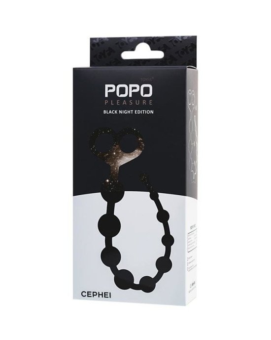 TOYFA POPO Pleasure Anal Beadsi Black TOYFA POPO Pleasure Anal Beadsi Black