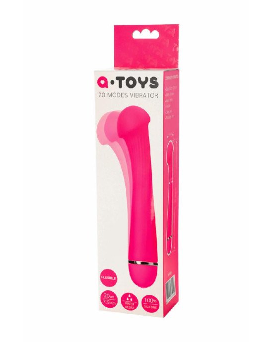Стимулятор точки G Toyfa A-Toys, силікон, рожевий, 20 см Стимулятор точки G Toyfa A-Toys, силікон, рожевий, 20 см