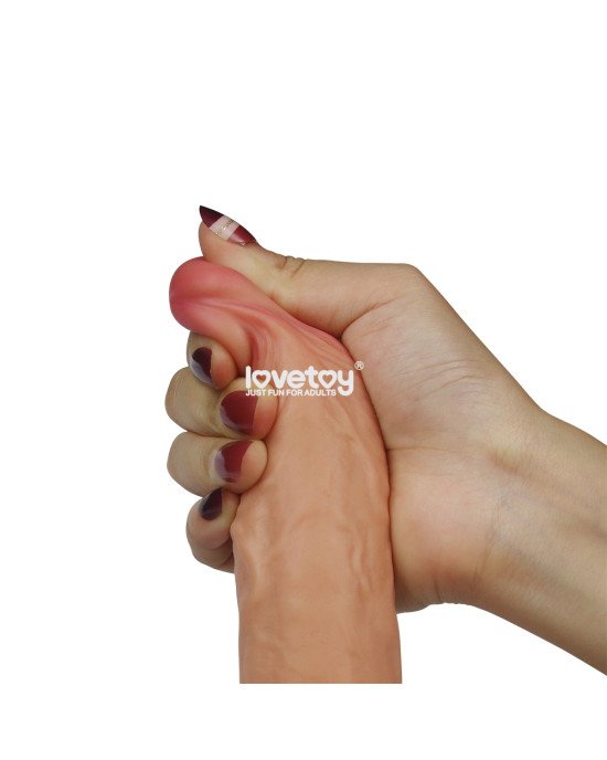 Фалоімітатор - Dual-Layered Silicone Cock 8 Фалоімітатор - Dual-Layered Silicone Cock 8