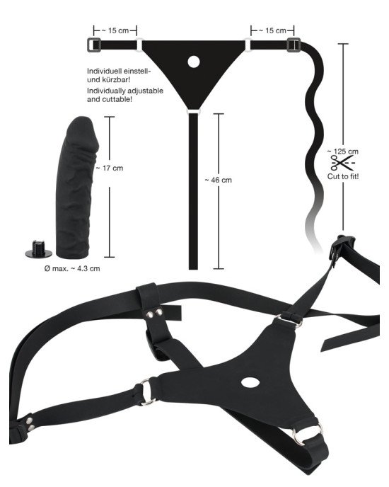Жіночий страпон - Silicone Strap-On Жіночий страпон - Silicone Strap-On