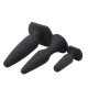 Набір анальних пробок - Black Mont Anal Trainer Kit Black Набір анальних пробок - Black Mont Anal Trainer Kit Black