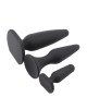 Набір анальних пробок - Black Mont Anal Trainer Kit Black Набір анальних пробок - Black Mont Anal Trainer Kit Black