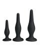 Набір анальних пробок - Pretty Love Begginer's Mini Anal Kit Black Набір анальних пробок - Pretty Love Begginer's Mini Anal Kit Black