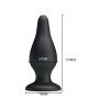 Анальна пробка - Pretty Love Sturdy Silicone Anal Plug Black