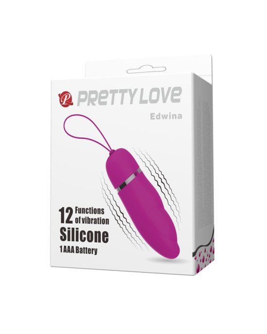 Віброяйце - Pretty Love Edwina Vibro Bullet Purple Віброяйце - Pretty Love Edwina Vibro Bullet Purple