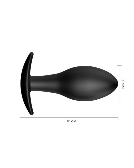 Анальна пробка - Pretty Love Special Anal Stimulation Butt Plug Black Анальна пробка - Pretty Love Special Anal Stimulation Butt Plug Black