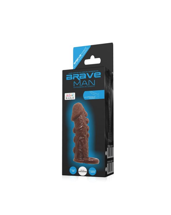 Насадка на член - Brave Men Penis Sleeve Flesh Насадка на член - Brave Men Penis Sleeve Flesh