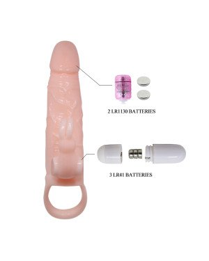 Насадка на член - Brave Man Vibrating Penis Sleeve 5,91 Насадка на член - Brave Man Vibrating Penis Sleeve 5,91