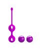 Вагінальні кульки - Pretty Love Kegel Tighten Up II Purple Вагінальні кульки - Pretty Love Kegel Tighten Up II Purple