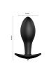 Анальна пробка - Pretty Love Special Anal Stimulation Vibrating Butt Plug Black Анальна пробка - Pretty Love Special Anal Stimulation Vibrating Butt Plug Black