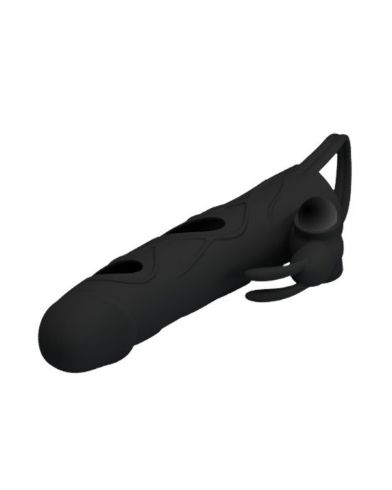 Насадка на член - Pretty Love Penis Sleeve With Ball Strap 5.5 Насадка на член - Pretty Love Penis Sleeve With Ball Strap 5.5