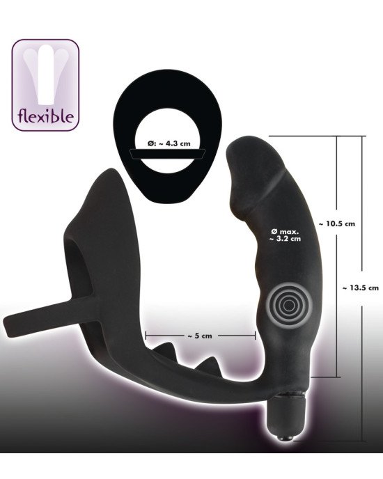 Ерекційне кільце - Black Velvets Penisring Mit Vibration Ерекційне кільце - Black Velvets Penisring Mit Vibration