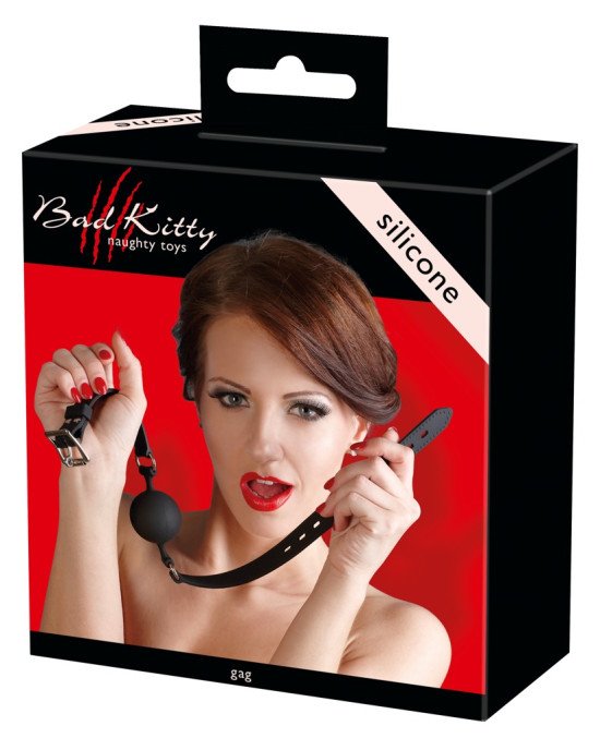 Кляп - Bad Kitty Silicone Gag Medium Кляп - Bad Kitty Silicone Gag Medium