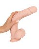 Фалоімітатор з мошонкою - Nature Skin Large Bendable Dildo Фалоімітатор з мошонкою - Nature Skin Large Bendable Dildo